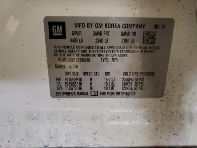 KL4CJGSB1EB785846 Buick Encore