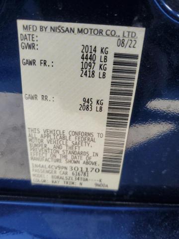 1N4AL4CV9PN301170 Nissan ALTIMA SR