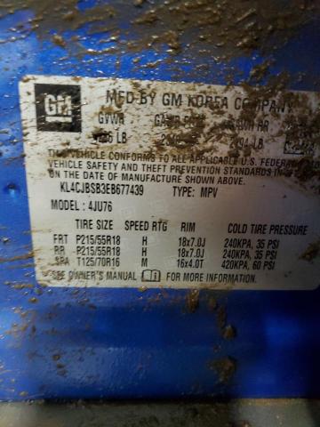 KL4CJBSB3EB677439 Buick Encore Convenience