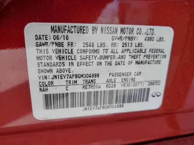JN1EV7AP8GM304999 Infiniti Q50 Premium