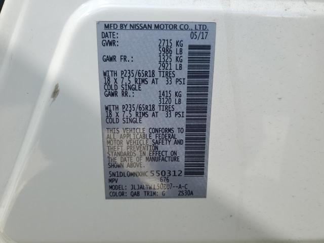 5N1DL0MNXHC550312 Infiniti QX60