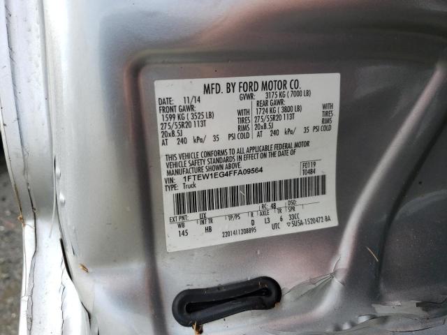 1FTEW1EG4FFA09564 Ford F150 Supercrew