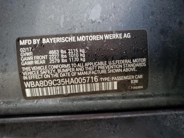 WBA8D9C35HA005716 BMW 330 XI