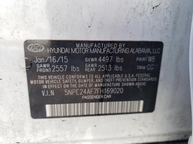 5NPE24AF7FH169020 Hyundai SONATA SE
