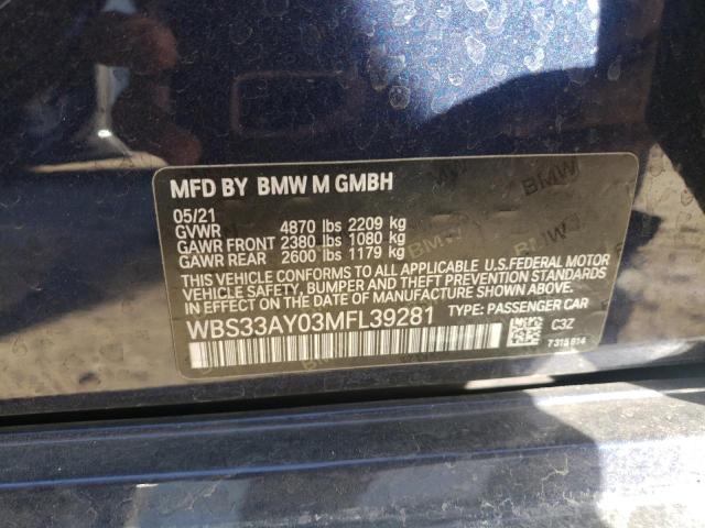 WBS33AY03MFL39281 BMW M3 Competition