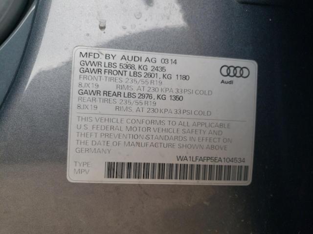 WA1LFAFP5EA104534 Audi Q5 PREMIUM