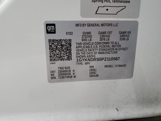 1GYKNDRS0PZ110567 Cadillac Xt5 Premium Luxury