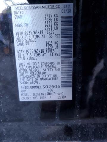 5N1DL0MM9KC502606 Infiniti QX60 LUXE