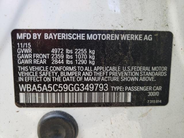 WBA5A5C59GG349793 BMW 528 I