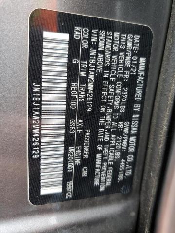 JN1BJ1AW2MW426129 Nissan Rogue Sport S