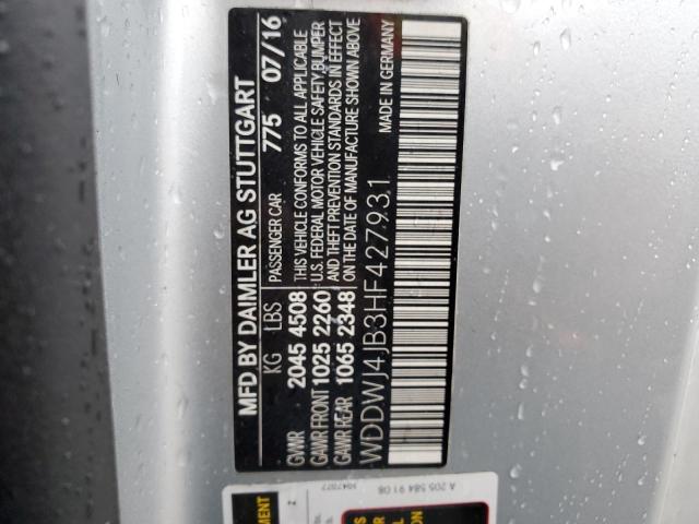 WDDWJ4JB3HF427931 Mercedes-Benz C 300