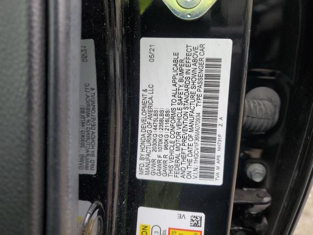 1HGCV1F36MA070934 Honda Accord Sport