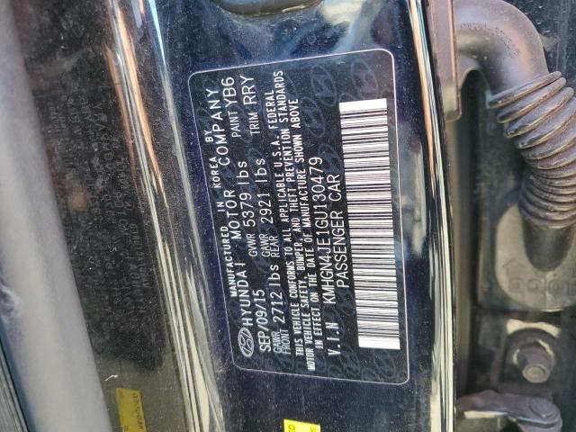 KMHGN4JE1GU130479 Hyundai Genesis 3.8l