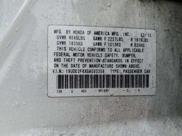 19UDE2F8XGA003358 Acura Ilx Premium