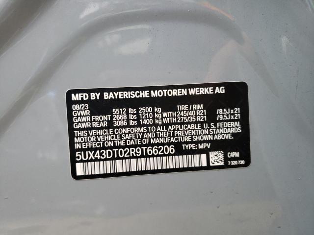 5UX43DT02R9T66206 BMW X4 M40i