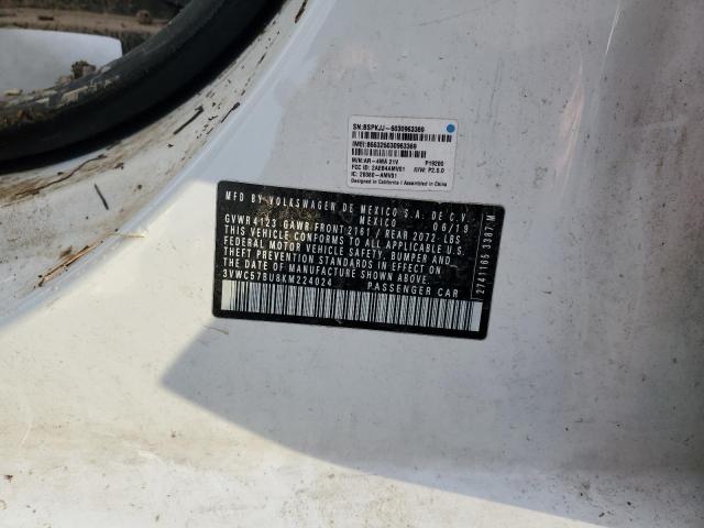 3VWC57BU8KM224024 Volkswagen JETTA S