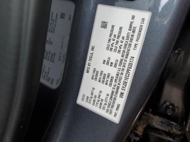 5YJ3E1EC2PF635174 Tesla MODEL 3