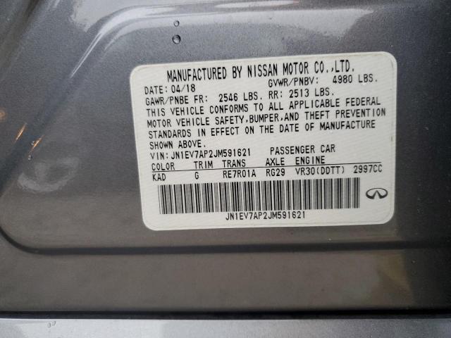JN1EV7AP2JM591621 Infiniti Q50 LUXE