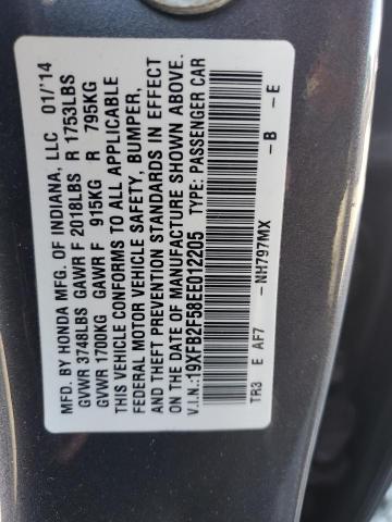 19XFB2F58EE012205 Honda Civic Lx
