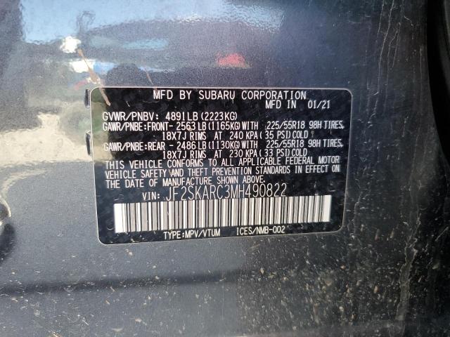 JF2SKARC3MH490822 Subaru Forester Sport