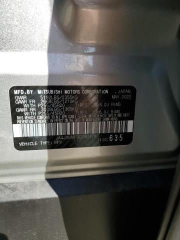 JA4J3VA87NZ080424 Mitsubishi Outlander Sel