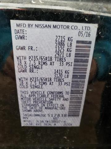 5N1AL0MN2GC517838 Infiniti QX60