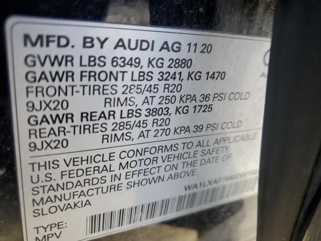 WA1LXAF79MD021022 Audi Q7 Premium Plus