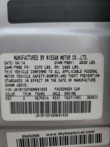 JN1BV7APXEM691605 Infiniti Q50 BASE
