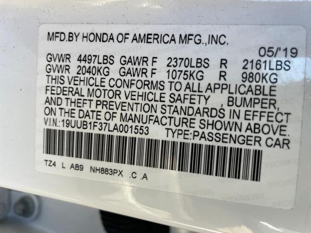 19UUB1F37LA001553 Acura TLX