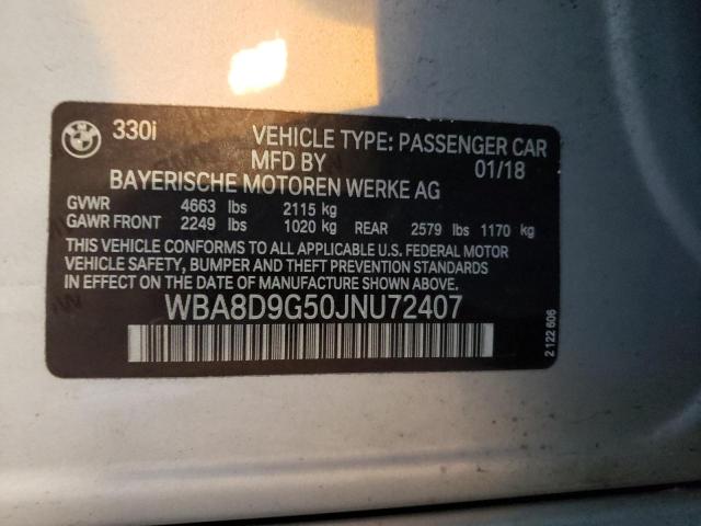 WBA8D9G50JNU72407 BMW 330 XI