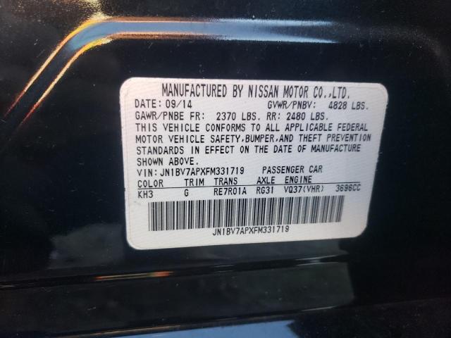 JN1BV7APXFM331719 Infiniti Q50 BASE
