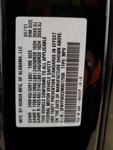 5FNYF8H22MB017556 Honda Passport Sport