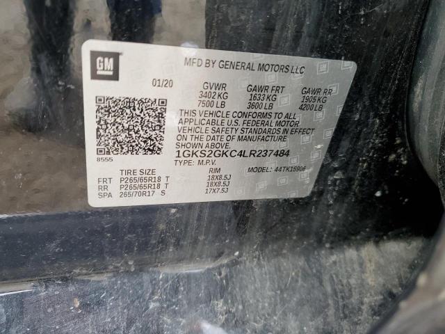 1GKS2GKC4LR237484 GMC Yukon Xl K1500 Slt