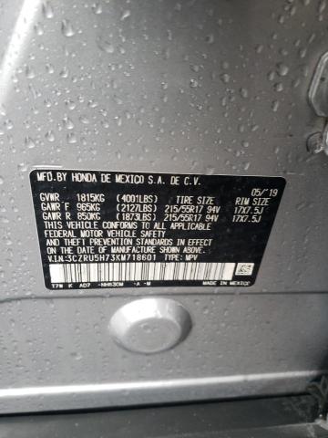 3CZRU5H73KM718601 Honda Hr-v Exl