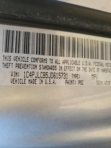 1C4PJLCB5JD615731 Jeep Cherokee Latitude