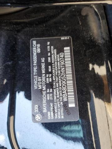 WBA8D9G52HNT90740 BMW 330 XI