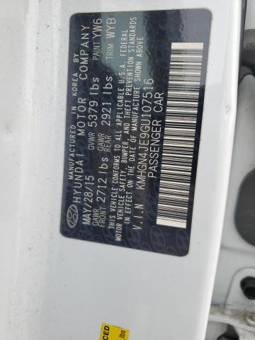 KMHGN4JE9GU107516 Hyundai Genesis 3.8l
