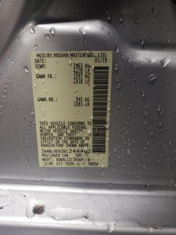 1N4BL4EV2KC244462 Nissan ALTIMA SL