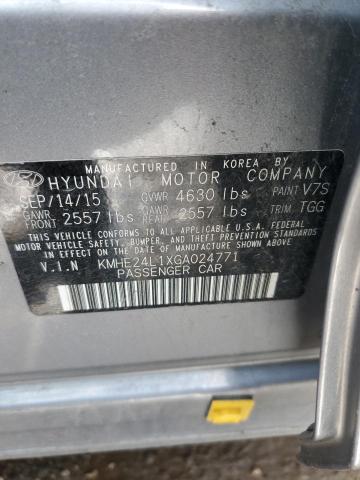 KMHE24L1XGA024771 Hyundai SONATA HYBRID