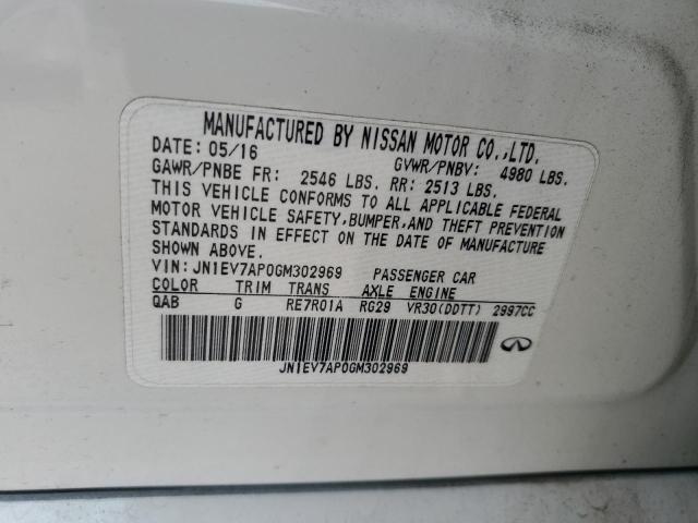 JN1EV7AP0GM302969 Infiniti Q50 Premium