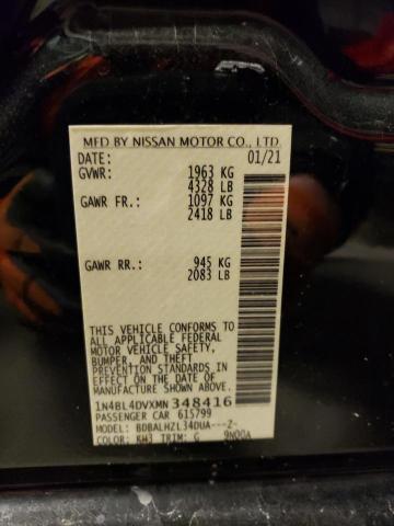 1N4BL4DVXMN348416 Nissan ALTIMA SV