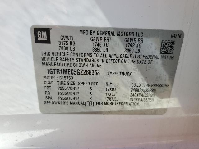 1GTR1MEC5GZ268353 GMC Sierra C1500 Sle