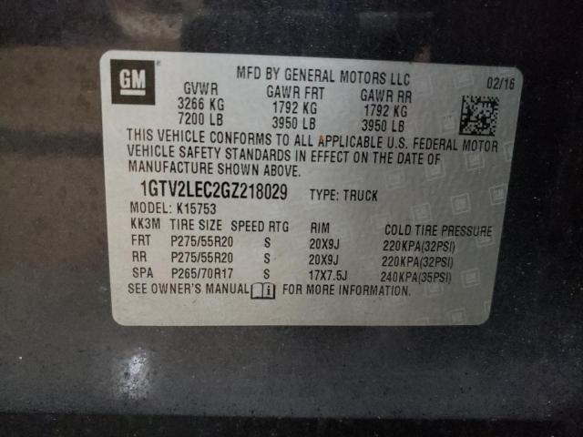 1GTV2LEC2GZ218029 GMC Sierra K1500