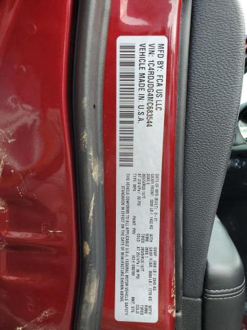 1C4RDJDG4MC683544 Dodge DURANGO GT