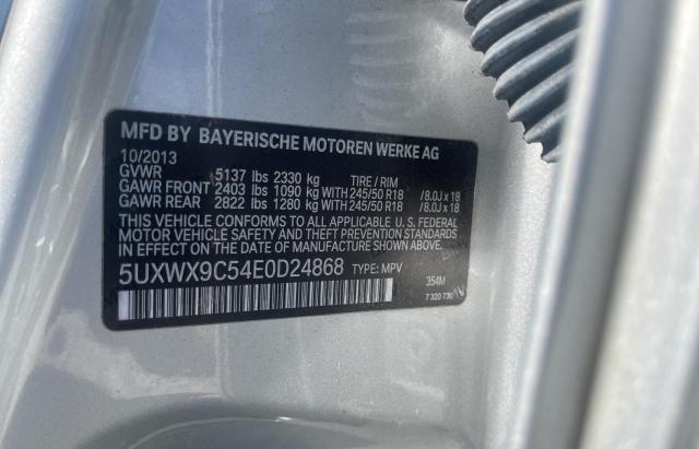 5UXWX9C54E0D24868 BMW X3 Xdrive28i