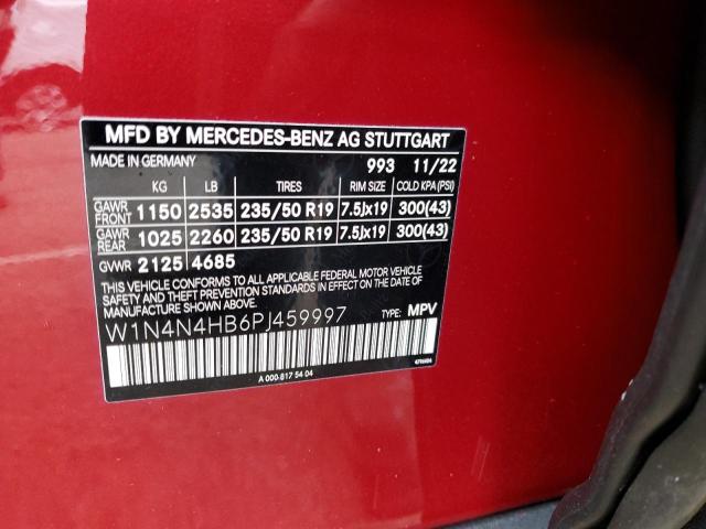 W1N4N4HB6PJ459997 Mercedes-Benz Gla 250 4matic