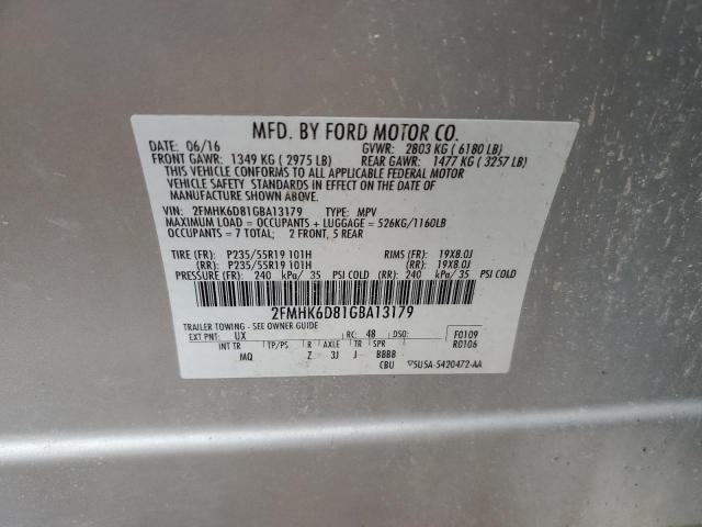 2FMHK6D81GBA13179 Ford Flex Limited
