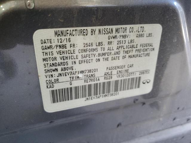 JN1EV7AP1HM738201 Infiniti Q50 Premium