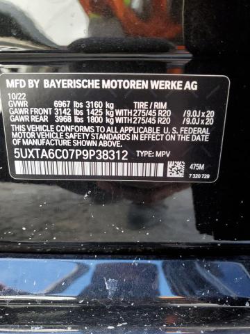 5UXTA6C07P9P38312 BMW X5 Xdrive45e