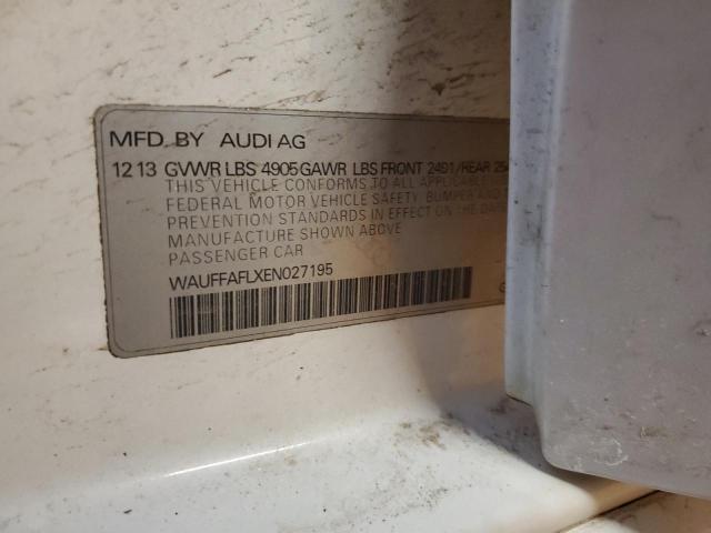 WAUFFAFLXEN027195 Audi A4 Premium Plus